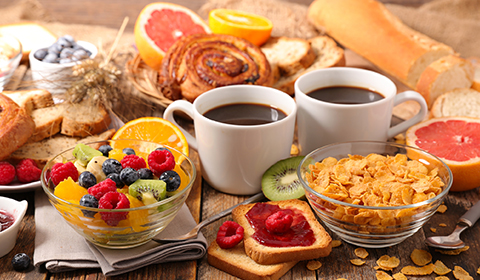 Enjoy a delicious breakfast at Best Western